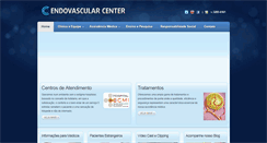 Desktop Screenshot of endovascularcenter.com.br