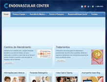 Tablet Screenshot of endovascularcenter.com.br